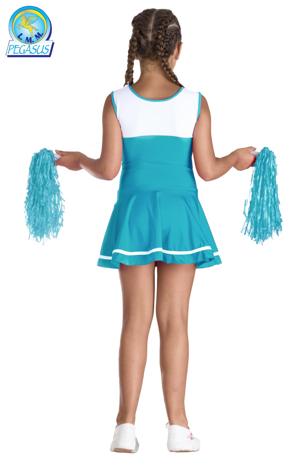 CHEERLEADER TURCHESE BAMBINA